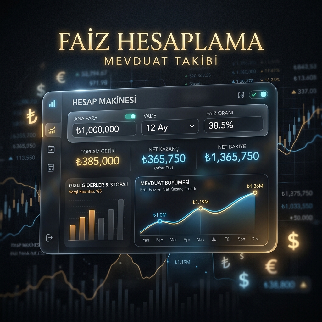 Mevduat Faizi Hesaplama Aracı